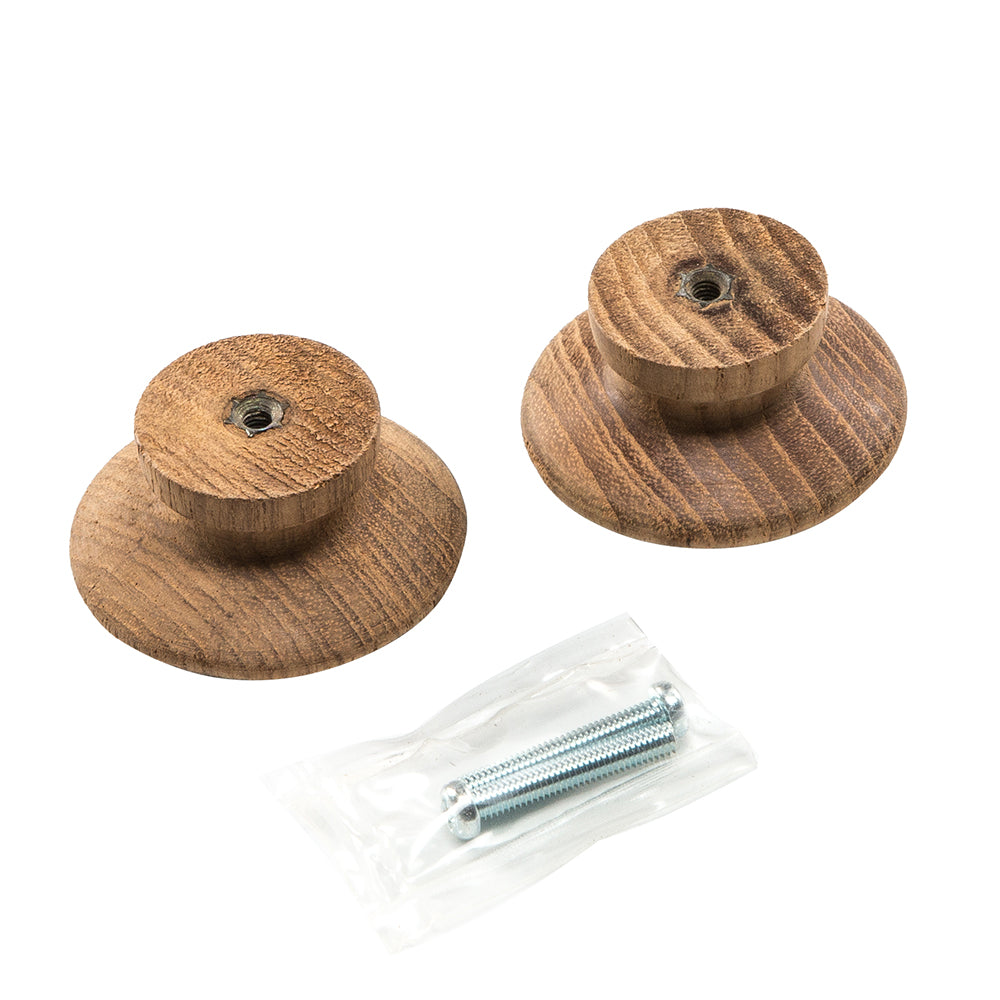 Whitecap Teak Round Drawer Knob - 2" - 2 Pack [60120-A]