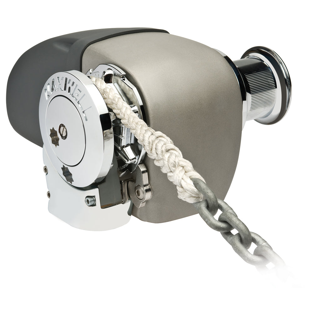 Maxwell HRC 10-8 Rope Chain Horizontal Windlass 5/16" Chain, 5/8" Rope 12V, with Capstan [HRC10812V]