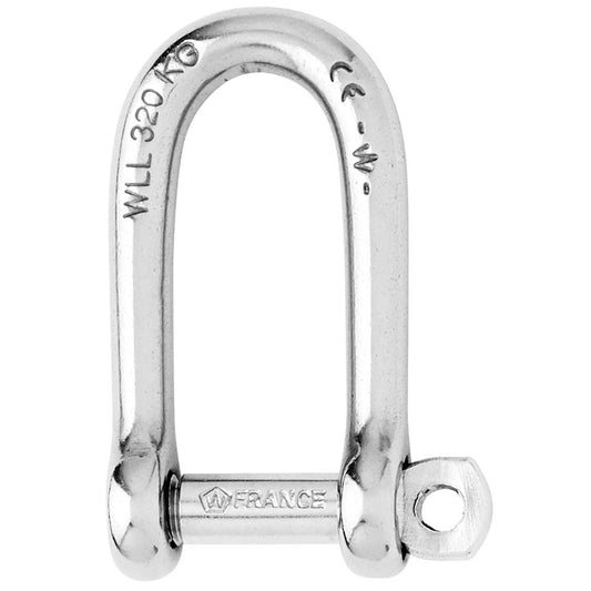 Wichard Self-Locking Long D Shackle - Diameter 8mm - 5/16" [01214]